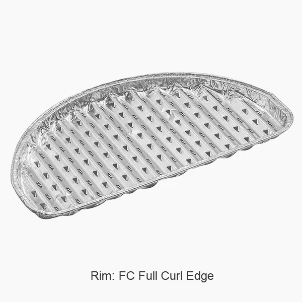 Barbecuepannen van aluminiumfolie