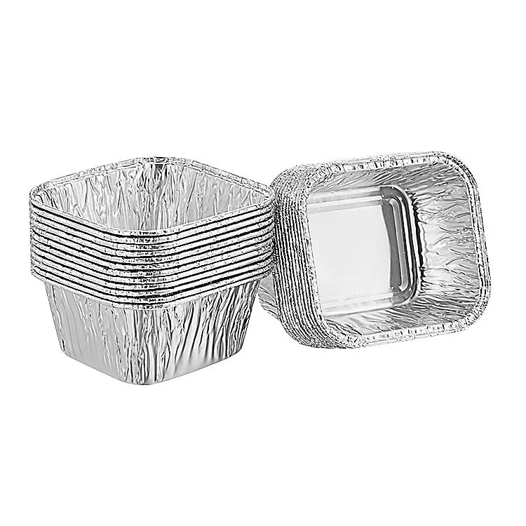 Aluminium muffinblikken met deksels