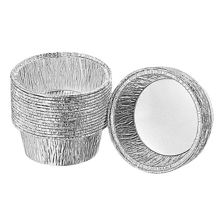 Ronde aluminiumfoliedienbladen